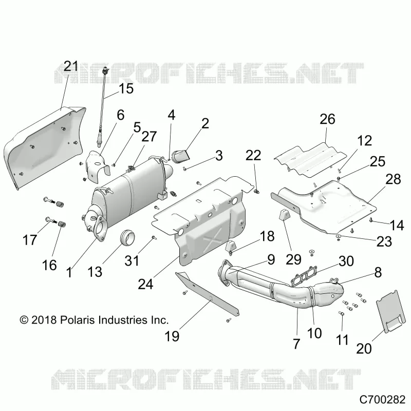 ENGINE, ECHAPPEMENT