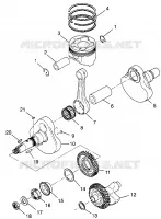 VILEBREQUIN AND PISTON  SCRAMBLER 500 W97BC50A (4943074307D004)
