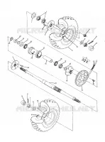 PONT ARRIERE 250 6x6 / W928727 (4922842284023A)