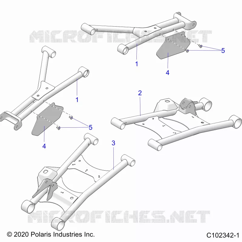 SUSPENSION ARRIERE CONTROL ARMS