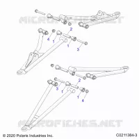 SUSPENSION AVANT A-ARM MOUNTING