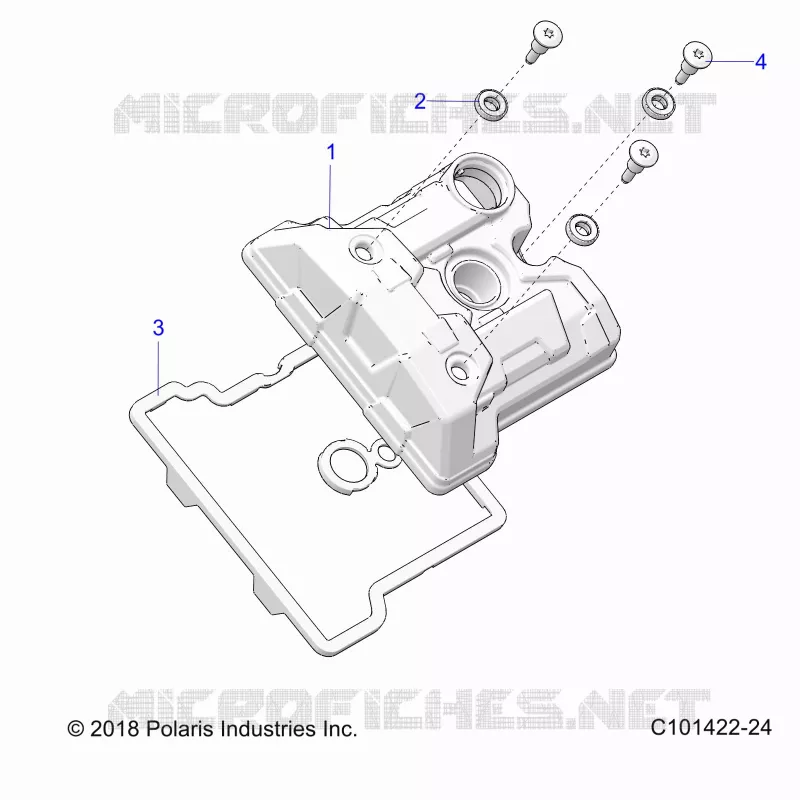 ENGINE, COUVERCLE SOUPAPE