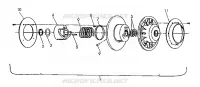 EMBRAYAGE DE TRANSMISSION 500 AND 500 CLASSIC (4921252125036A)