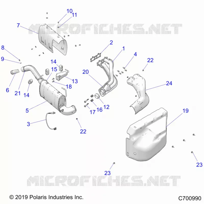 ENGINE, ECHAPPEMENT