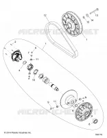SYSTÈME DE TRANSMISSION, SECONDARY CLUTCH