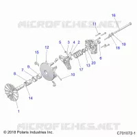 SYSTÃˆME DE TRANSMISSION, PRIMARY CLUTCH