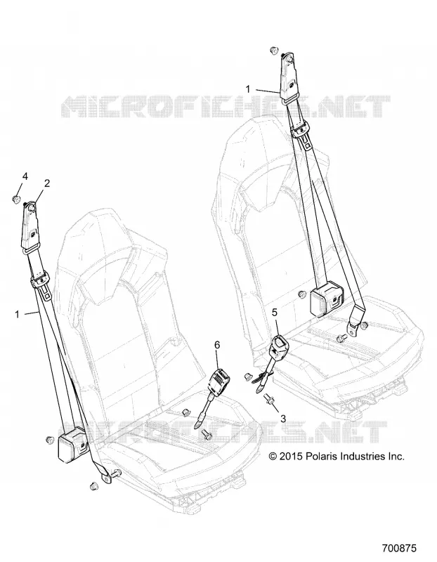 SIEGE BELT MOUNTING