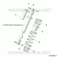 SUSPENSION, AMORTISSEUR AVANT MOUNTING