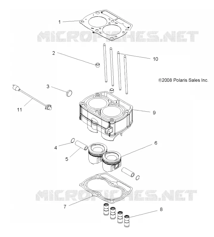 PISTON ET CYLINDRE