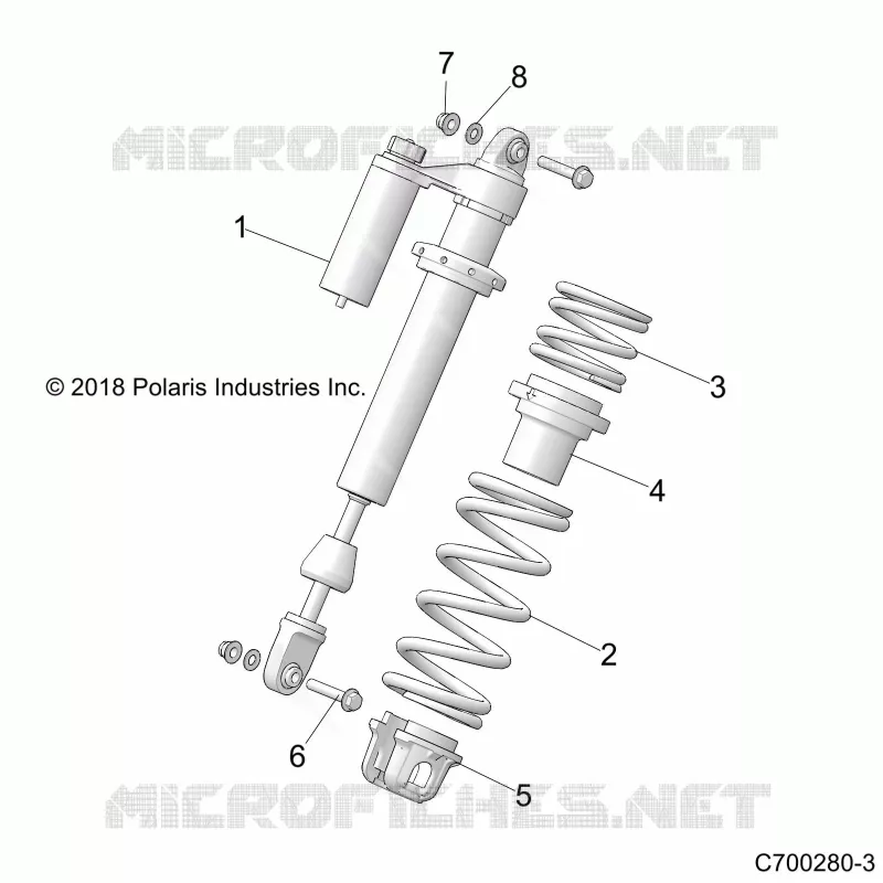 SUSPENSION, AMORTISSEUR AVANT MOUNTING
