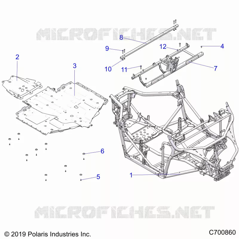 CHASSIS, MAIN FRAME AND SKID PLATES