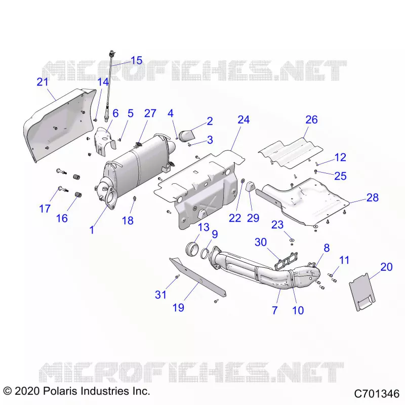ENGINE, ECHAPPEMENT