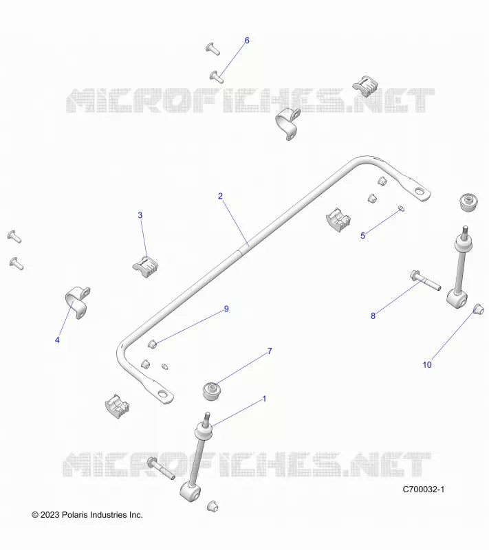 SUSPENSION, FRONT BARRE STABILISATRICE