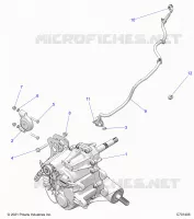 SYSTÃˆME DE TRANSMISSION, MAIN GEARCASE MOUNTING