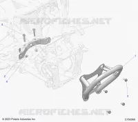 CHASSIS, SUPPORT PARE CHOCS 