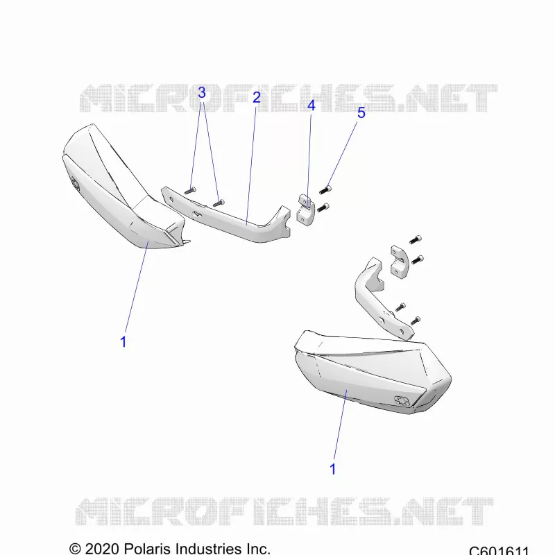 STEERING, HAND GUARDS