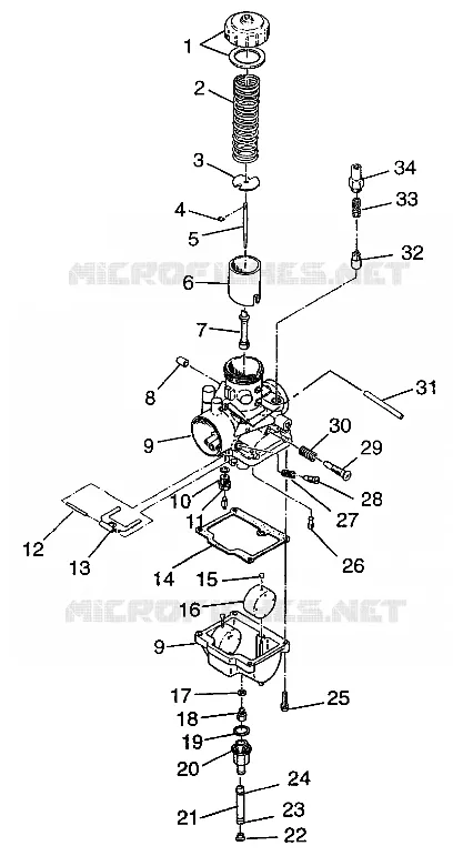 CARBURATEUR XCF 0971643 (4938613861C008)