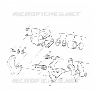 FREIN AVANT Sportsman 4x4 W958040 (4930403040B008)