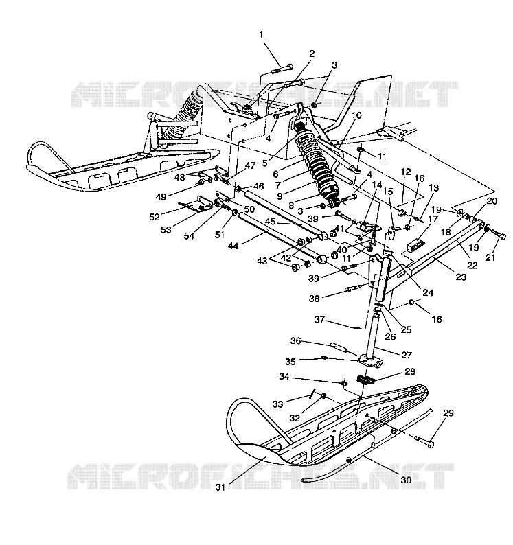 SUSPENSION AVANT AND SKI STORM/0932770 AND STORM SKS/0932570 (4923032303011A)