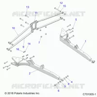 SUSPENSION ARRIERE CONTROL ARMS