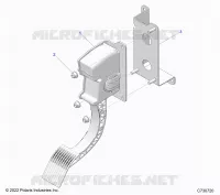 ENGINE, PEDALE D'ACCELERATEUR