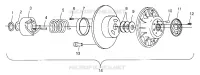 EMBRAYAGE DE TRANSMISSION TRAIL TOURING 0982362 AND EUROPEAN TRAIL TOURING E982362 (4942314231C002)