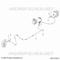 FREIN AVANT BRAKE LINE