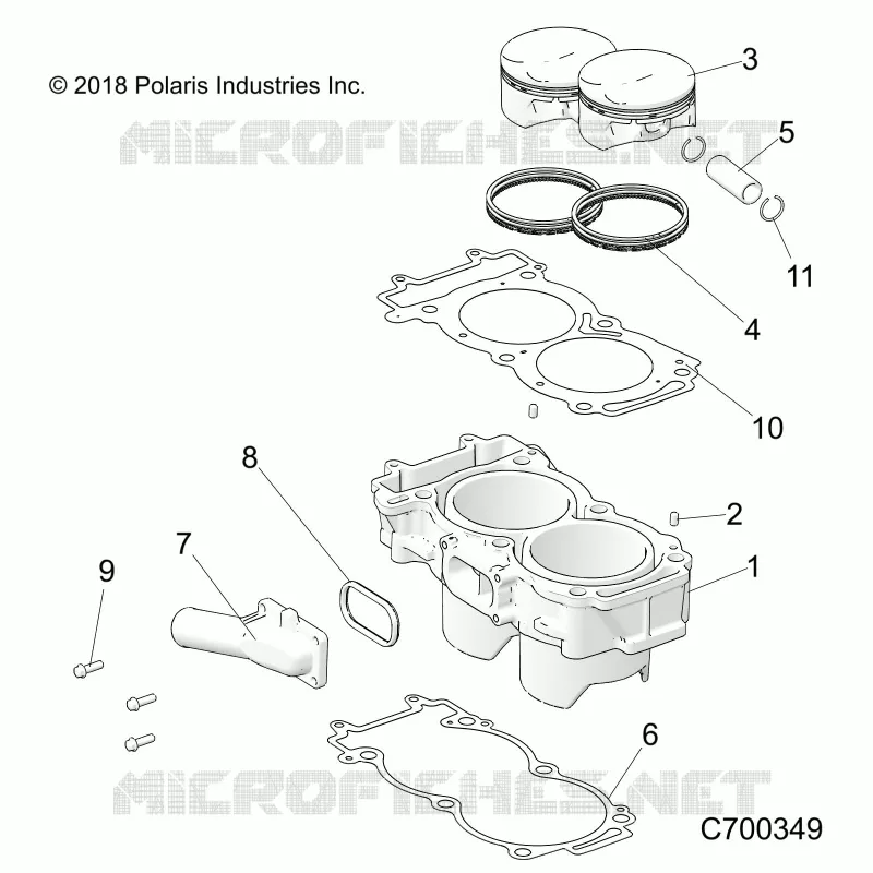 CYLINDRE AND PISTON