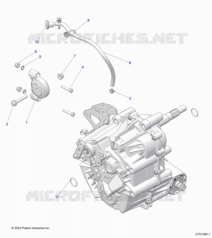 SYSTÃˆME DE TRANSMISSION, MAIN GEARCASE MOUNTING