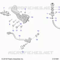 BRAKES, BRAKE PEDAL AND MAITRE CYLINDRE
