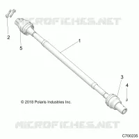 SYSTEME DE TRANSMISSION, REAR PROP SHAFT
