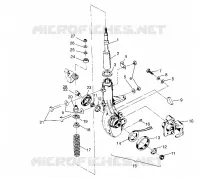 JAMBE DE FORCE AVANT Scrambler W957840 (4927252725B005)