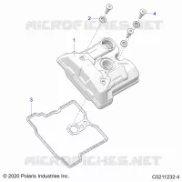 ENGINE, COUVERCLE SOUPAPE
