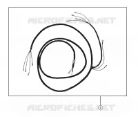 EUROPEAN COMPONENTS, FAISCEAU ELECTRIQUE, TAIL LIGHT LONG BACK