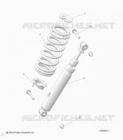 SUSPENSION, AMORTISSEUR AVANT MOUNTING