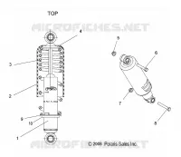 SUSPENSION, AMORTISSEUR AVANT TRACK