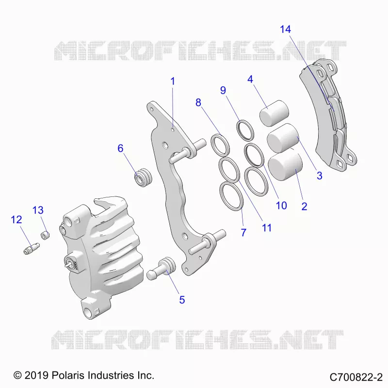 FREIN AVANT CALIPER