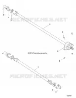 SYSTEME DE TRANSMISSION, FRONT AND REAR PROP SHAFT