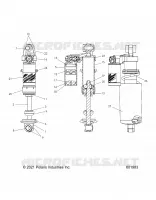 SUSPENSION, AMORTISSEUR AVANT TRACK- S23TDL8RS/8RE (601983)