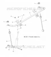 SUSPENSION, BARRE STABILISATRICE AVANT
