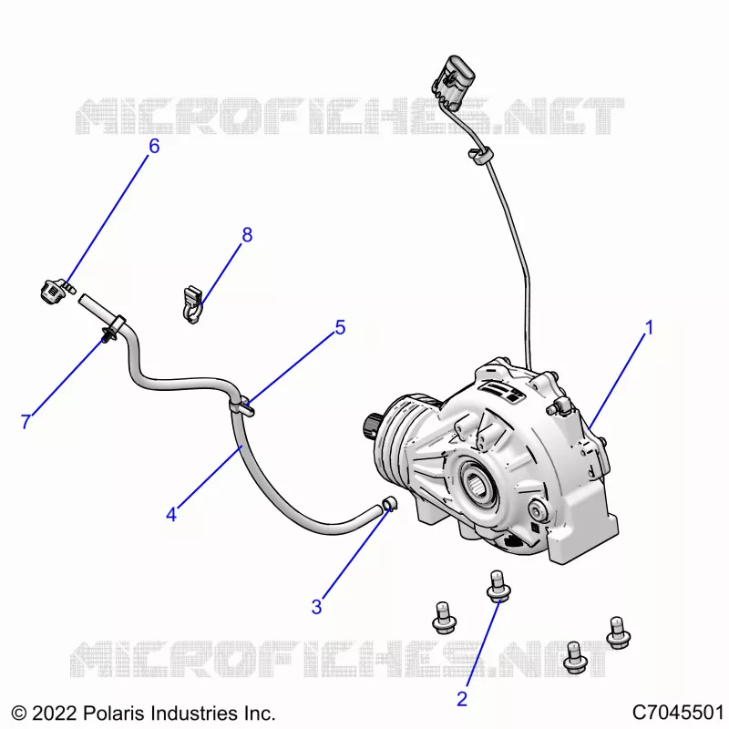 SYSTÃˆME DE TRANSMISSION, FRONT GEARCASE MOUNTING