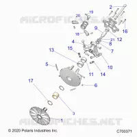 SYSTÃˆME DE TRANSMISSION, PRIMARY CLUTCH