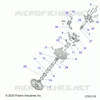 SYSTÃˆME DE TRANSMISSION, PRIMARY CLUTCH