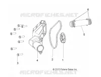 MOTEUR, WATERPUMP IMPELLER AND COVER