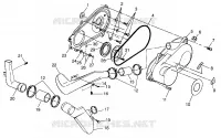 COUVERCLE D'EMBRAYAGE XPLORER 300 W97CC28C (4939813981C004)