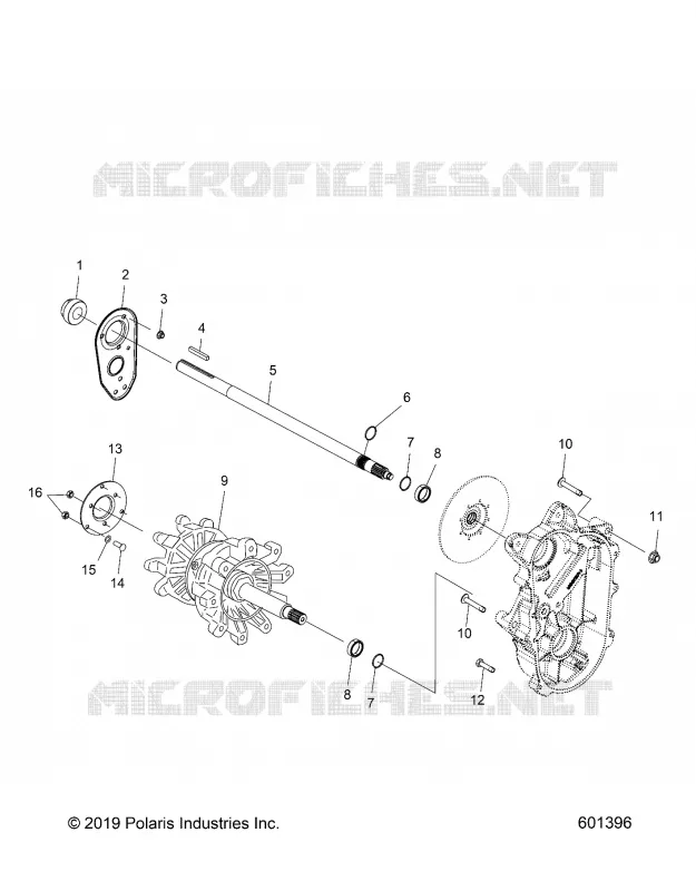 DRIVE TRAIN, JACKSHAFT AND ARBRE DE TRANSMISSION