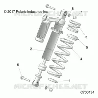 SUSPENSION ARRIERE SHOCK MOUNTING
