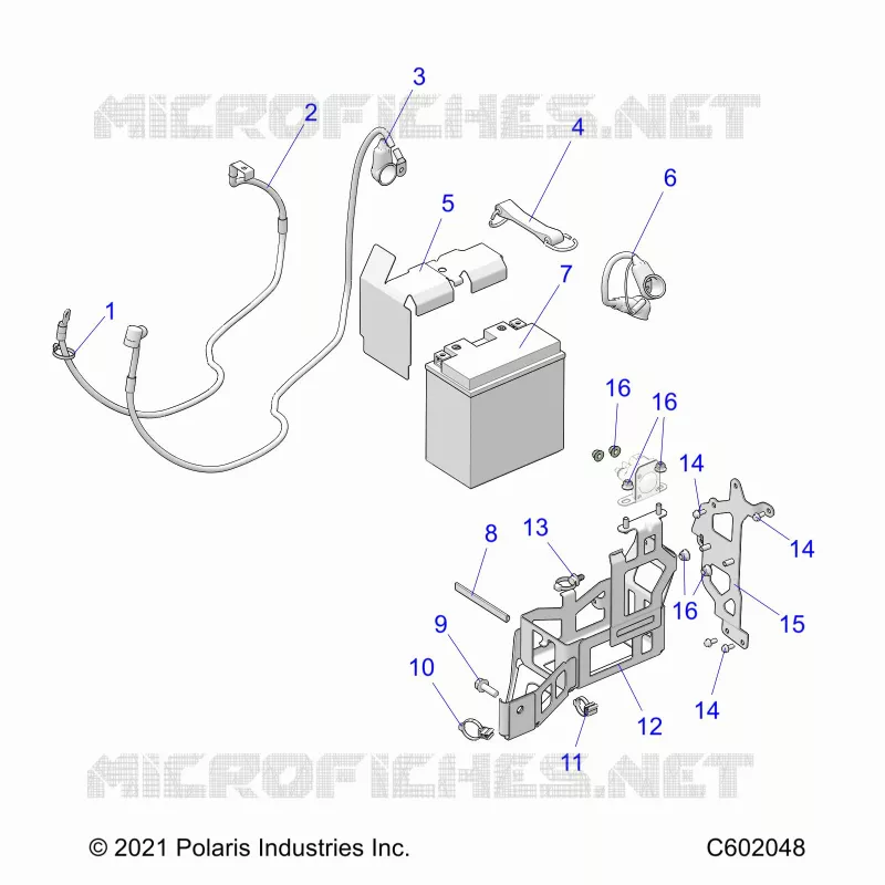 ELECTRICITE, E.S. BATTERY/BOX AND CABLES
