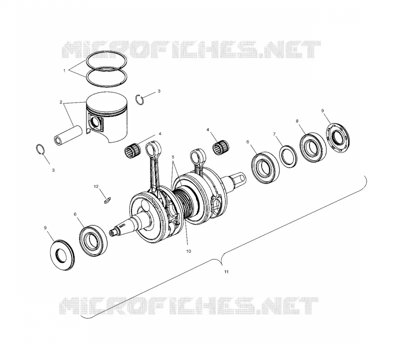 PISTON ET VILEBREQUIN