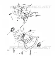 CARTERS MOTEUR ASSEMBLY TRAIL/0930761 AND  TRAIL DELUXE/0930243 (4923222322032A)